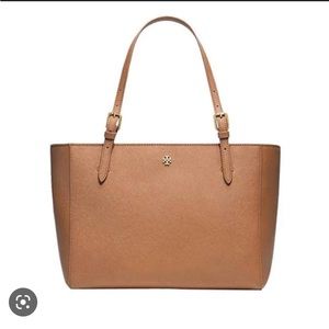 Tory Burch Emerson brown leather purse